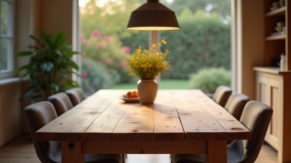 Choisir une table salle à manger bois massif durable et esthétique